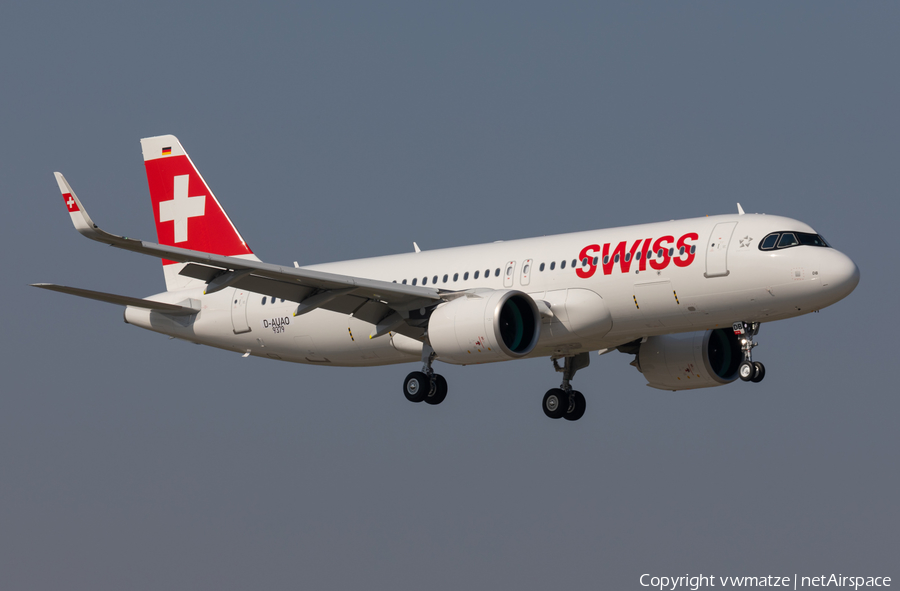 Swiss International Airlines Airbus A320-271N (D-AUAO) | Photo 378849