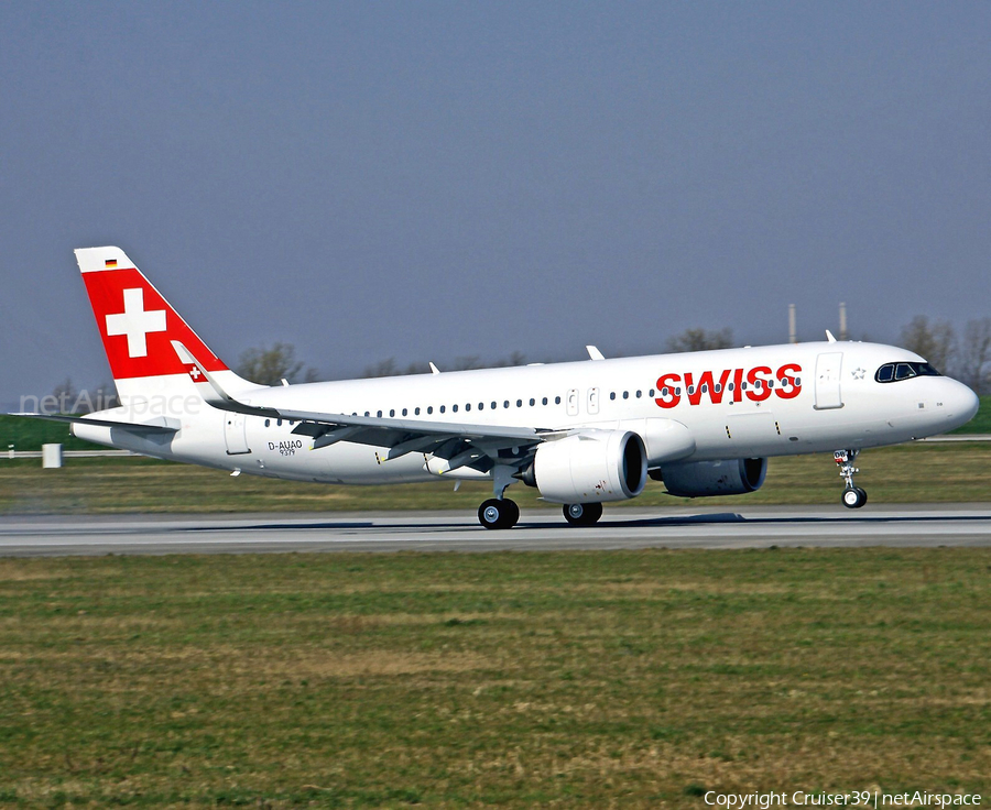 Swiss International Airlines Airbus A320-271N (D-AUAO) | Photo 389610