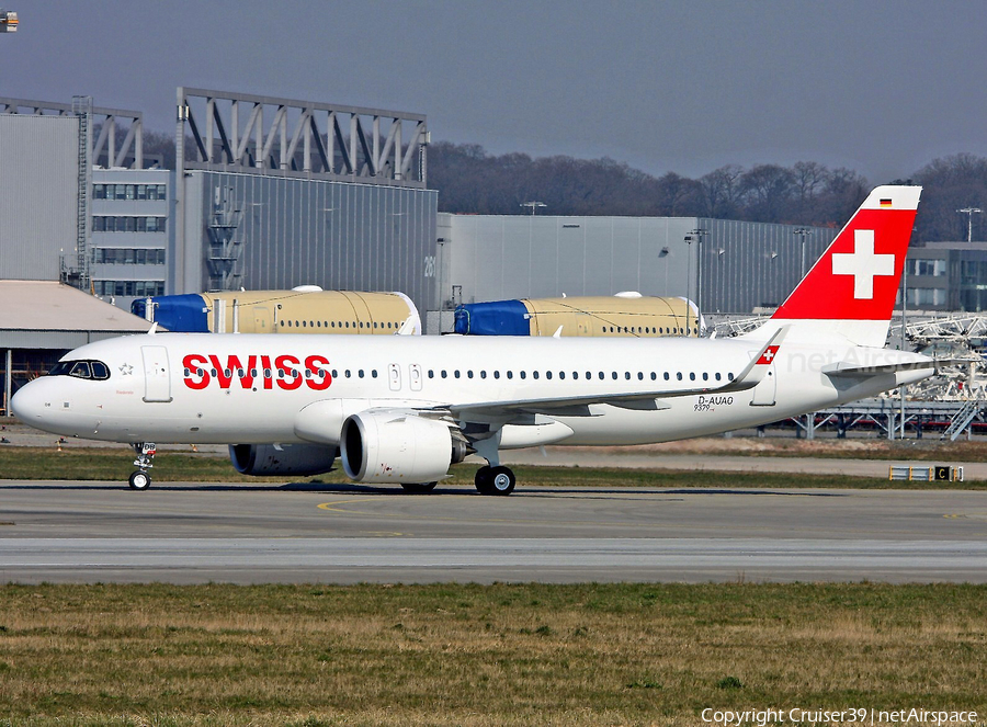 Swiss International Airlines Airbus A320-271N (D-AUAO) | Photo 389615