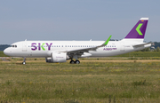 Sky Airline Airbus A320-251N (D-AUAU) at  Hamburg - Finkenwerder, Germany