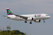 Sky Airline Airbus A320-251N (D-AUAU) at  Hamburg - Finkenwerder, Germany