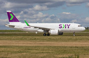 Sky Airline Airbus A320-251N (D-AUAU) at  Hamburg - Finkenwerder, Germany