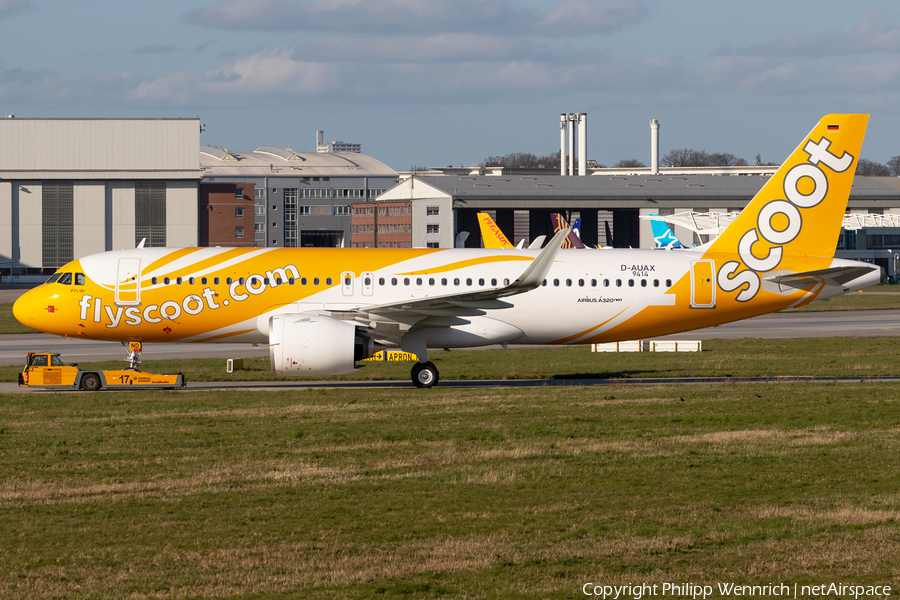 Scoot Airbus A320-271N (D-AUAX) | Photo 380627