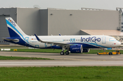 IndiGo Airbus A320-271N (D-AUBA) at  Hamburg - Finkenwerder, Germany