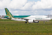 SaudiGulf Airlines Airbus A320-251N (D-AUBC) at  Hamburg - Finkenwerder, Germany