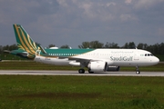 SaudiGulf Airlines Airbus A320-251N (D-AUBC) at  Hamburg - Finkenwerder, Germany