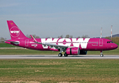 WOW Air Airbus A320-251N (D-AUBC) at  Hamburg - Finkenwerder, Germany