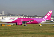 Peach Airbus A320-214 (D-AUBD) at  Hamburg - Finkenwerder, Germany