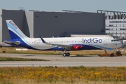 IndiGo Airbus A320-271N (D-AUBE) at  Hamburg - Finkenwerder, Germany