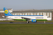 Uzbekistan Airways Airbus A320-214 (D-AUBF) at  Hamburg - Finkenwerder, Germany