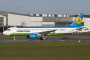 Uzbekistan Airways Airbus A320-214 (D-AUBF) at  Hamburg - Finkenwerder, Germany