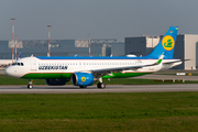 Uzbekistan Airways Airbus A320-214 (D-AUBH) at  Hamburg - Finkenwerder, Germany