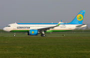 Uzbekistan Airways Airbus A320-251N (D-AUBH) at  Hamburg - Finkenwerder, Germany