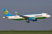 Uzbekistan Airways Airbus A320-251N (D-AUBH) at  Hamburg - Finkenwerder, Germany