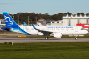 China Express Airlines Airbus A320-214 (D-AUBI) at  Hamburg - Finkenwerder, Germany