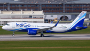 IndiGo Airbus A320-271N (D-AUBK) at  Hamburg - Finkenwerder, Germany