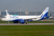 IndiGo Airbus A320-271N (D-AUBK) at  Hamburg - Finkenwerder, Germany