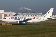 JetSMART Airbus A320-232 (D-AUBK) at  Hamburg - Finkenwerder, Germany