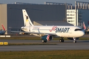 JetSMART Airbus A320-232 (D-AUBK) at  Hamburg - Finkenwerder, Germany