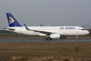 Air Astana Airbus A320-232 (D-AUBM) at  Hamburg - Finkenwerder, Germany