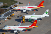 Chengdu Airlines Airbus A320-214 (D-AUBO) at  Hamburg - Finkenwerder, Germany