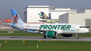 Frontier Airlines Airbus A320-251N (D-AUBO) at  Hamburg - Finkenwerder, Germany
