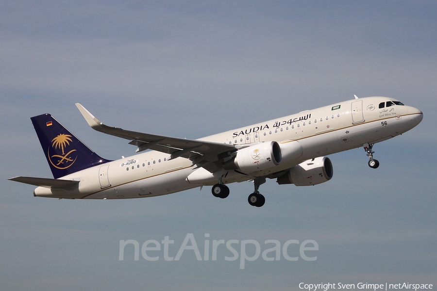 Saudi Arabian Airlines Airbus A320-214 (D-AUBO) | Photo 151951