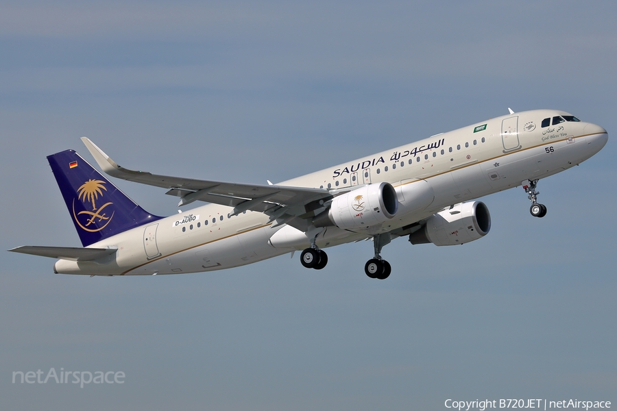 Saudi Arabian Airlines Airbus A320-214 (D-AUBO) | Photo 152473