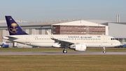 Saudi Arabian Airlines Airbus A320-214 (D-AUBO) at  Hamburg - Finkenwerder, Germany