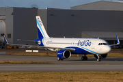 IndiGo Airbus A320-251N (D-AUBQ) at  Hamburg - Finkenwerder, Germany