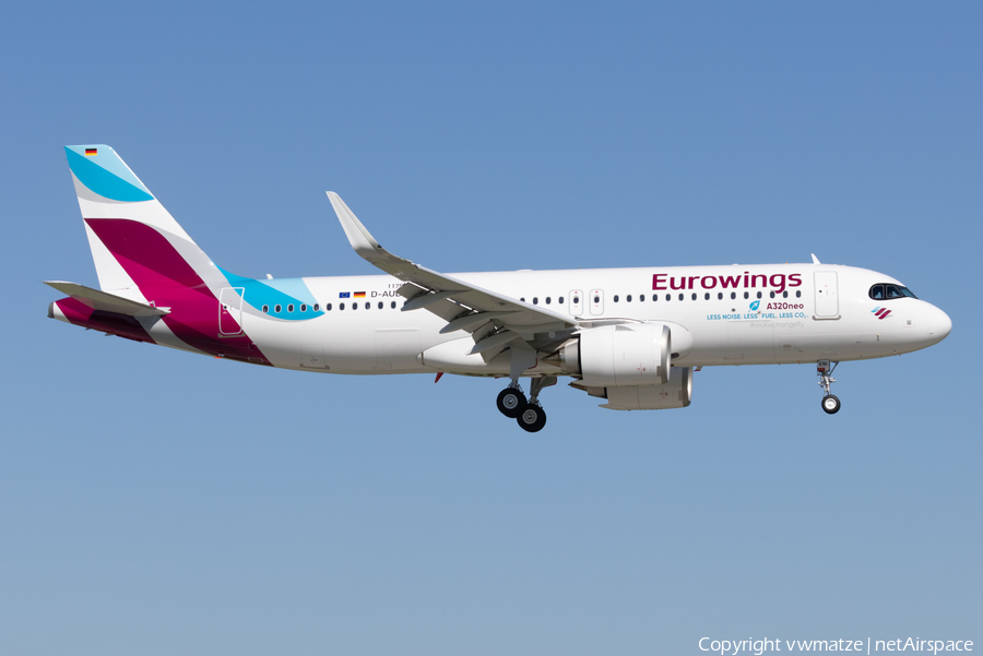 Eurowings Airbus A320-251N (D-AUBS) | Photo 623221