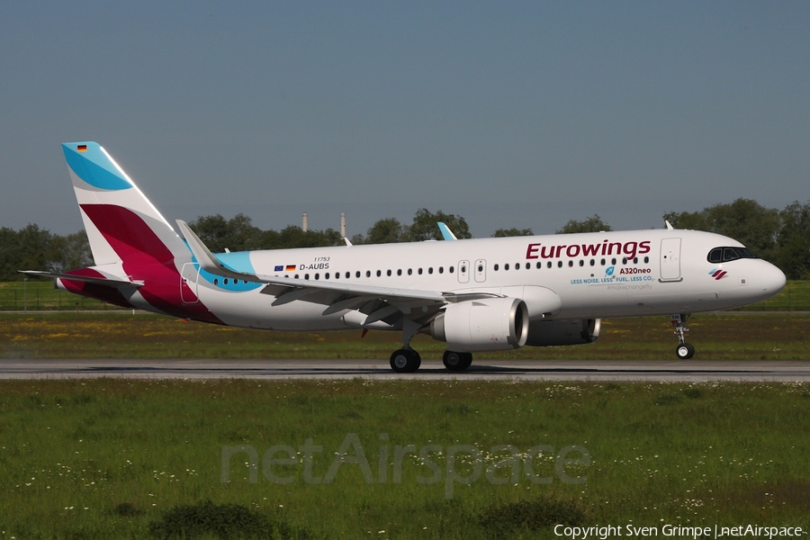 Eurowings Airbus A320-251N (D-AUBS) | Photo 623222
