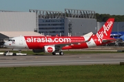 AirAsia Airbus A320-216 (D-AUBT) at  Hamburg - Finkenwerder, Germany