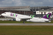 Sky Airline Airbus A320-251N (D-AUBT) at  Hamburg - Finkenwerder, Germany