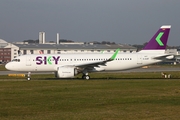 Sky Airline Airbus A320-251N (D-AUBT) at  Hamburg - Finkenwerder, Germany