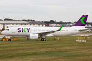 Sky Airline Airbus A320-251N (D-AUBT) at  Hamburg - Finkenwerder, Germany