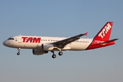 TAM Brazilian Airlines Airbus A320-214 (D-AUBT) at  Hamburg - Finkenwerder, Germany