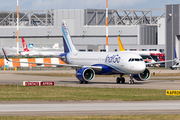 IndiGo Airbus A320-271N (D-AUBU) at  Hamburg - Finkenwerder, Germany