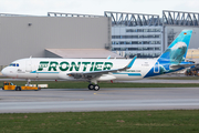 Frontier Airlines Airbus A320-251N (D-AUBV) at  Hamburg - Finkenwerder, Germany