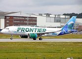 Frontier Airlines Airbus A320-251N (D-AUBV) at  Hamburg - Finkenwerder, Germany