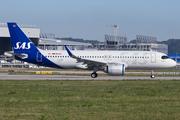 SAS Connect Airbus A320-251N (D-AUBV) at  Hamburg - Finkenwerder, Germany