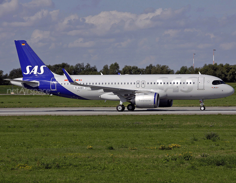 SAS Connect Airbus A320-251N (D-AUBV) at  Hamburg - Finkenwerder, Germany