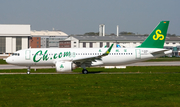 Spring Airlines Airbus A320-251N (D-AUBV) at  Hamburg - Finkenwerder, Germany