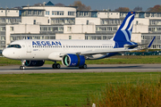Aegean Airlines Airbus A320-271N (D-AUBZ) at  Hamburg - Finkenwerder, Germany