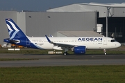 Aegean Airlines Airbus A320-271N (D-AUBZ) at  Hamburg - Finkenwerder, Germany