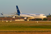 Universal Sky Carrier (USC) Airbus A340-313E (D-AUSC) at  Berlin Brandenburg, Germany