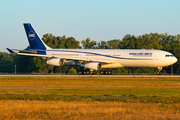 Universal Sky Carrier (USC) Airbus A340-313E (D-AUSC) at  Berlin Brandenburg, Germany