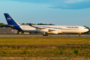 Universal Sky Carrier (USC) Airbus A340-313E (D-AUSC) at  Berlin Brandenburg, Germany