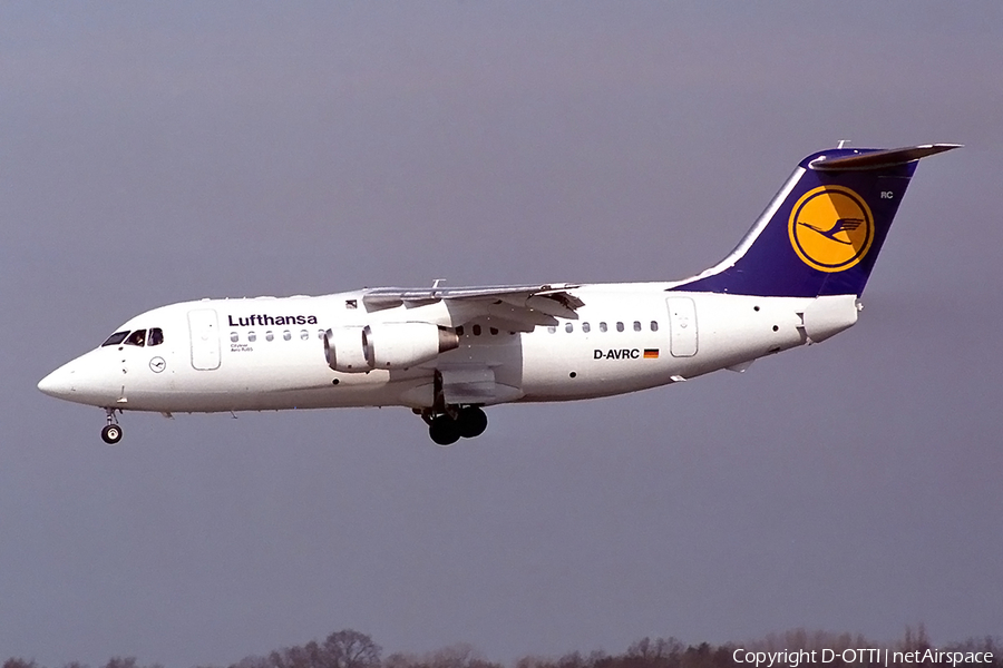 Lufthansa (CityLine) BAe Systems BAe-146-RJ85 (D-AVRC) | Photo 141800