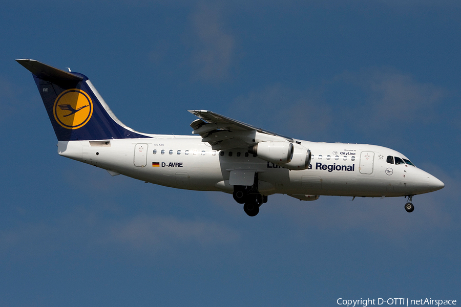 Lufthansa Regional (CityLine) BAe Systems BAe-146-RJ85 (D-AVRE) | Photo 269751